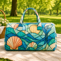 Quilted Seashell Wave Duffel Bag – product view 1