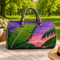 Tropical Sunset Banana Leaf Duffel Bag – product view 1